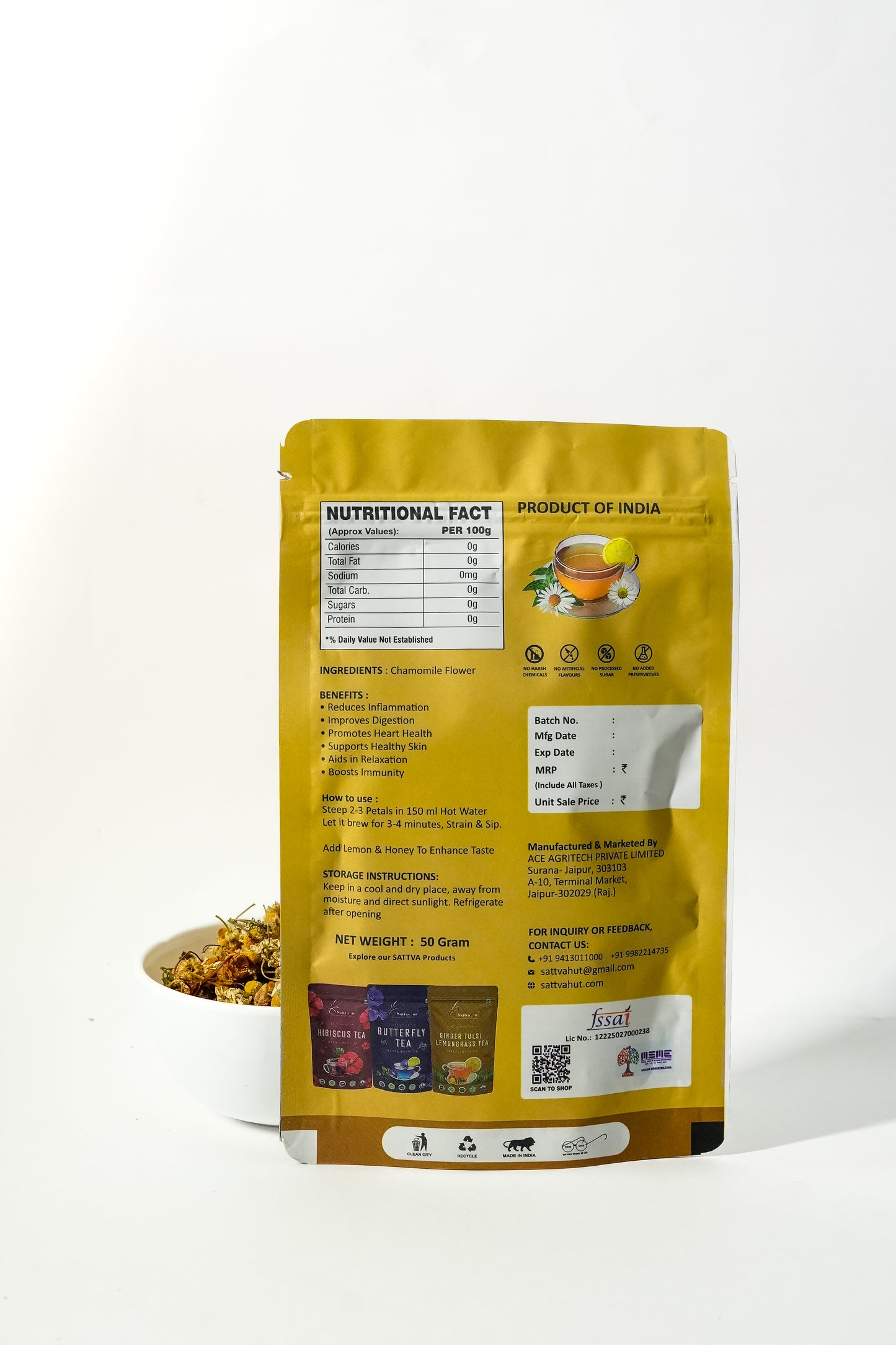 CHAMOMILE TEA