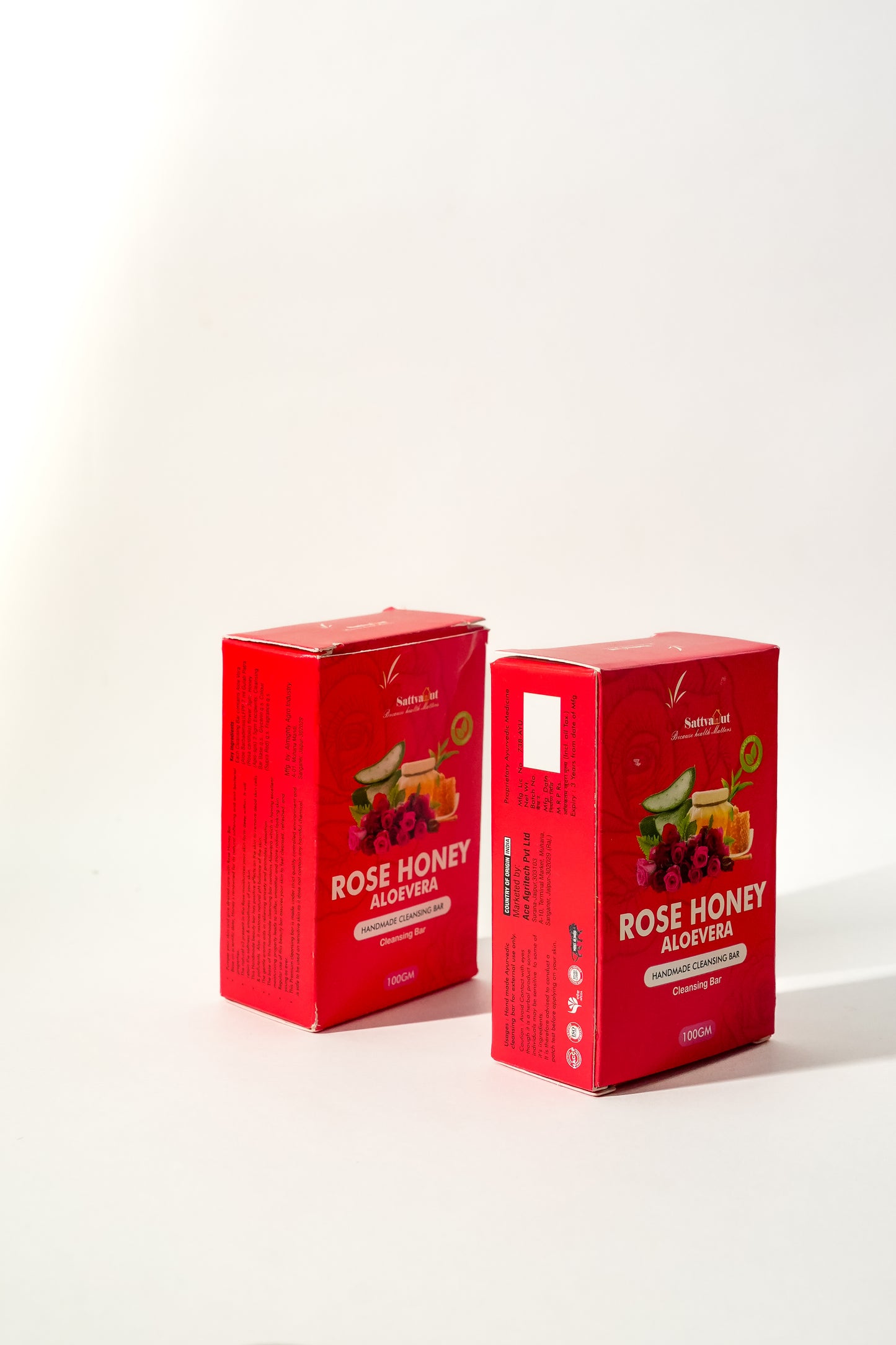 ROSE HONEY ALOVERA SOAP