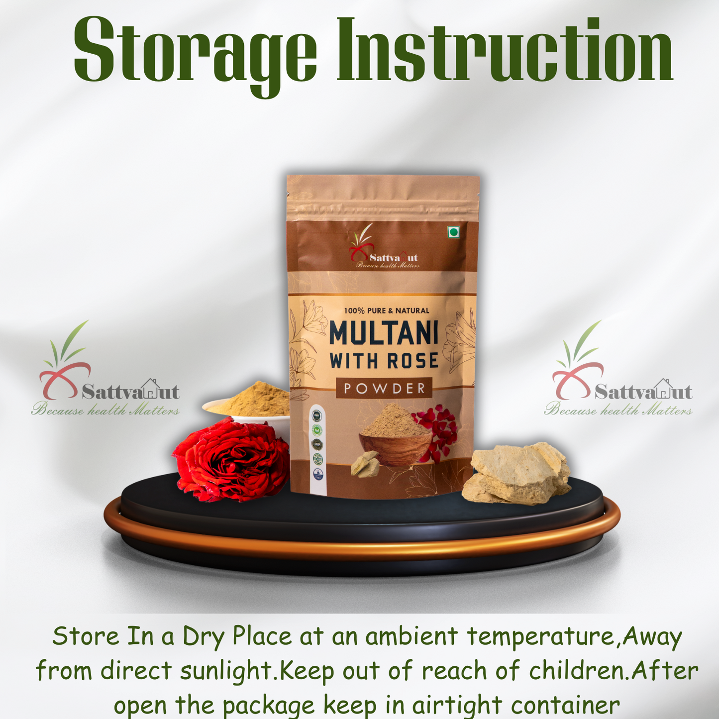 MULTANI WITH ROSE
