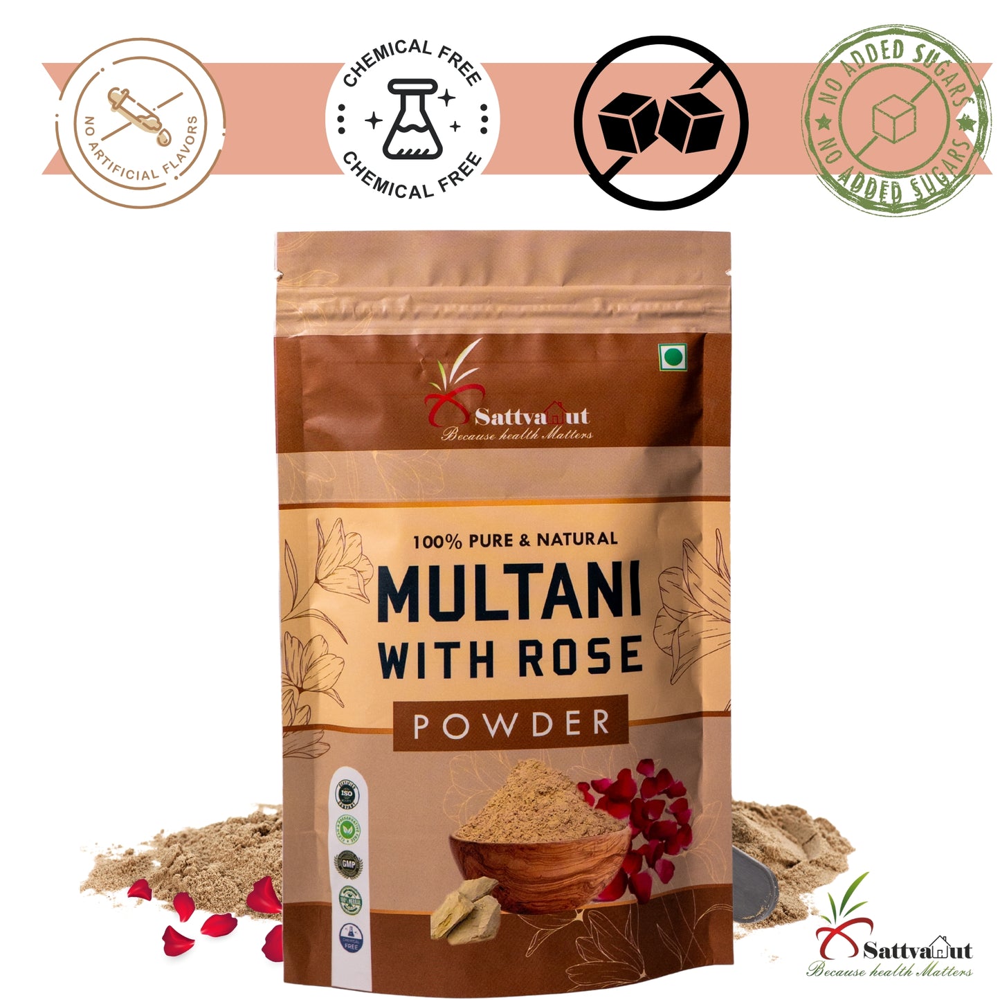 MULTANI WITH ROSE