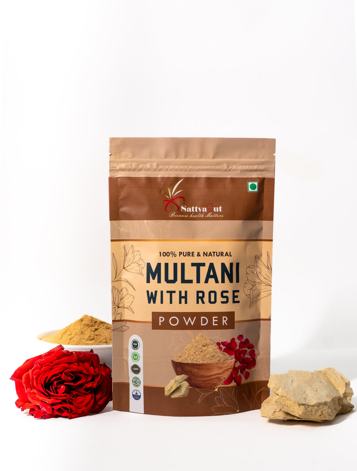 MULTANI WITH ROSE