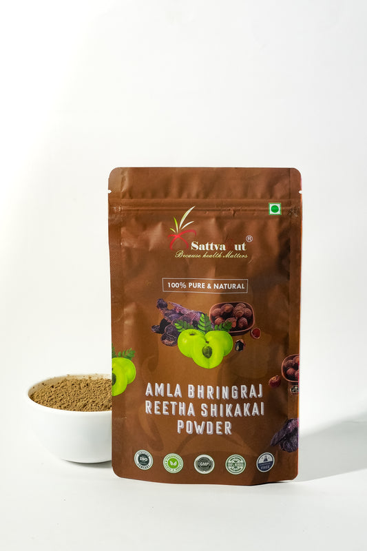 AMLA , BHRINGRAJ, REETHA, SHIKAKAI