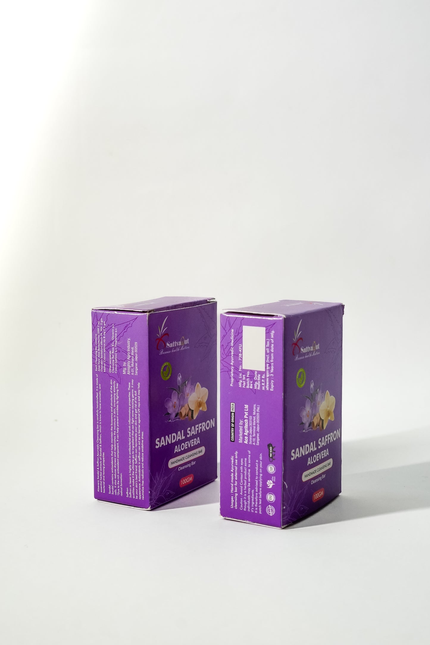 SANDAL SAFFRON ALOVERA SOAP