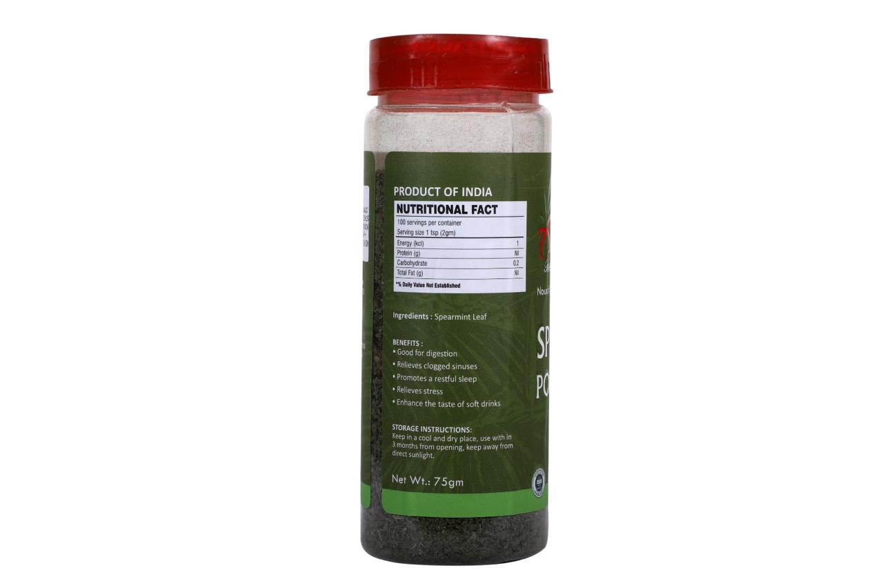 SPEARMINT POWDER