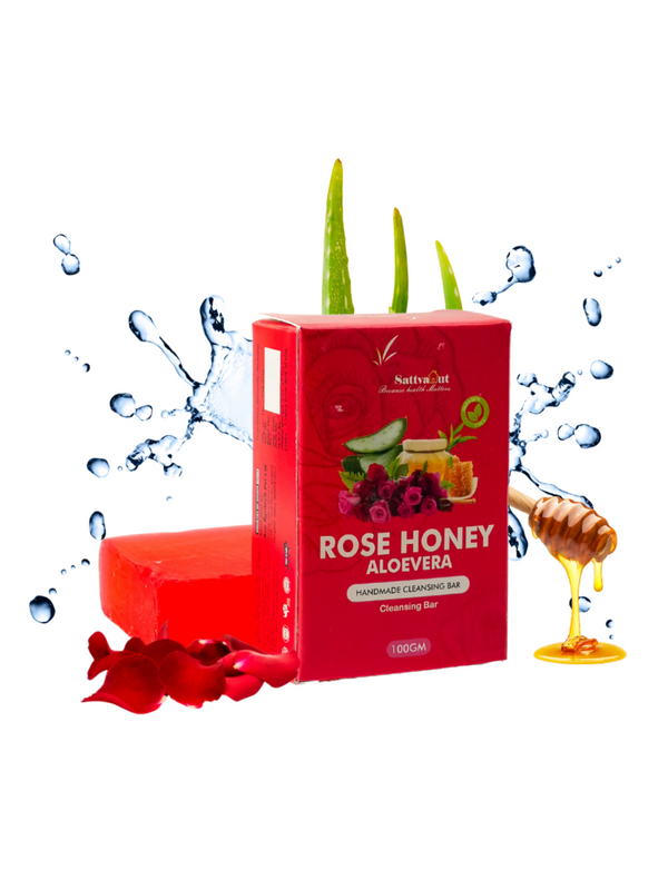 ROSE HONEY ALOVERA SOAP