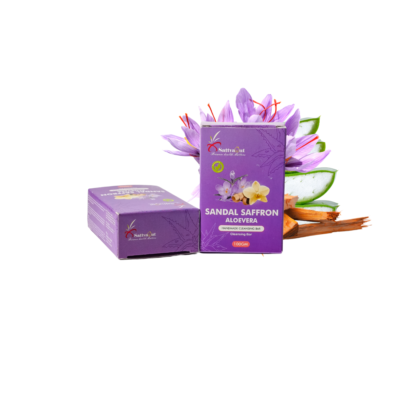 SANDAL SAFFRON ALOVERA SOAP